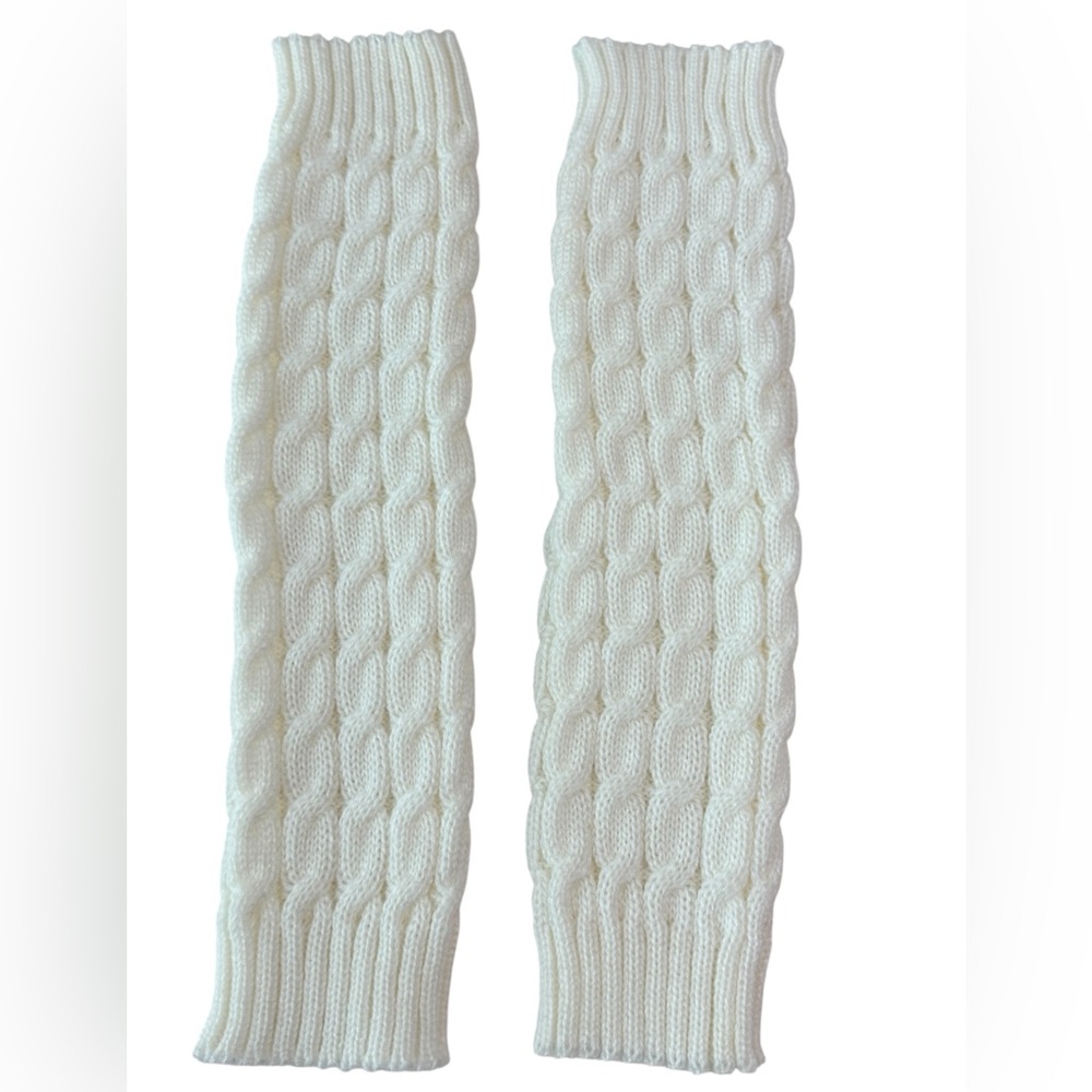 Ivory Cable Knit Leg Warmers | Little & Young Girls | NWOT | Cozy Winter